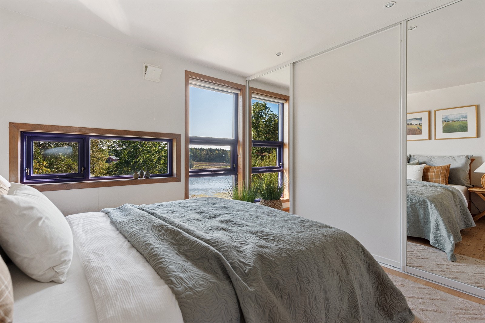 Soverom 2 har også flott utsikt fra sengen Galleribilde