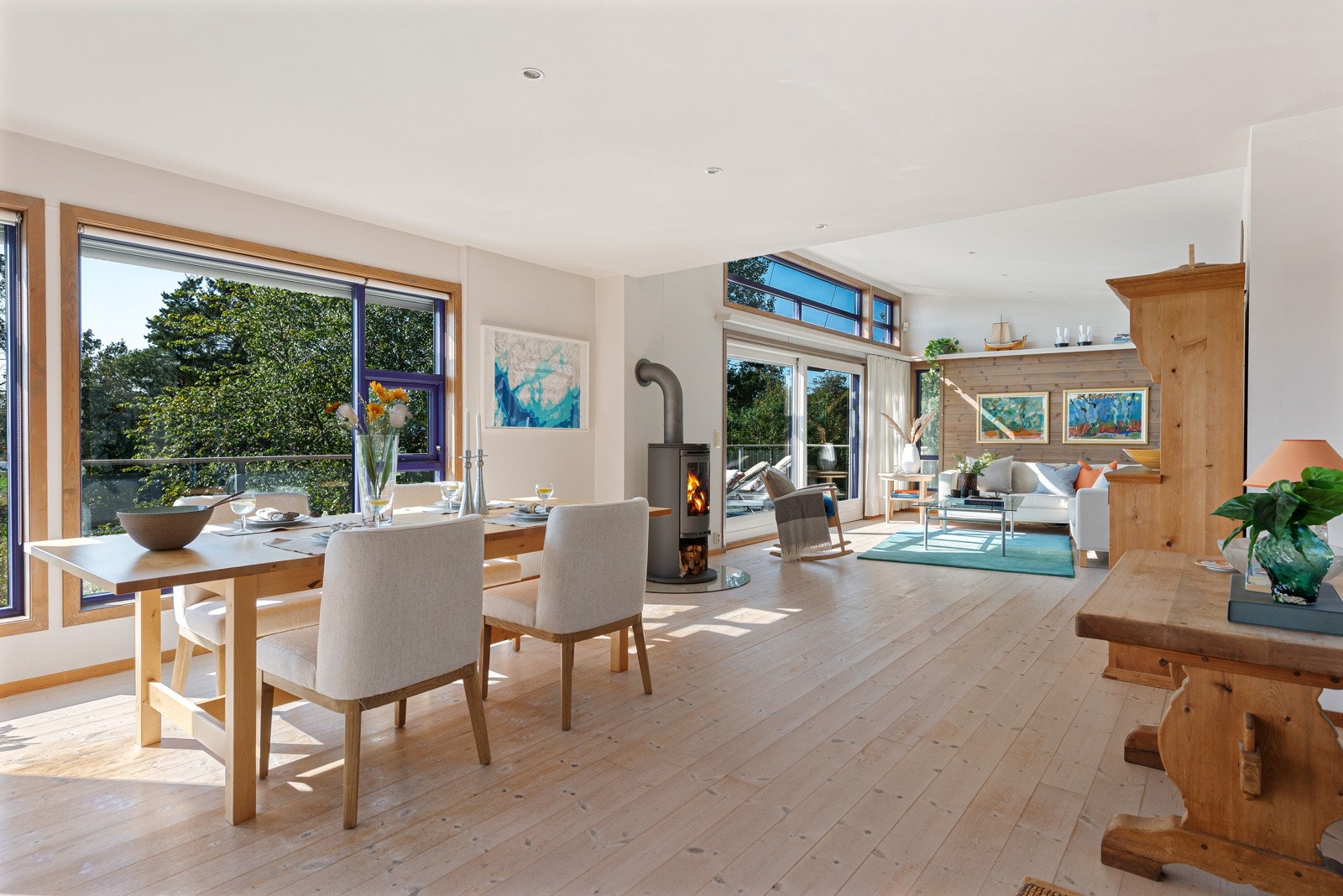 Her kan du invitere venner og familie på hyggelige middager Galleribilde