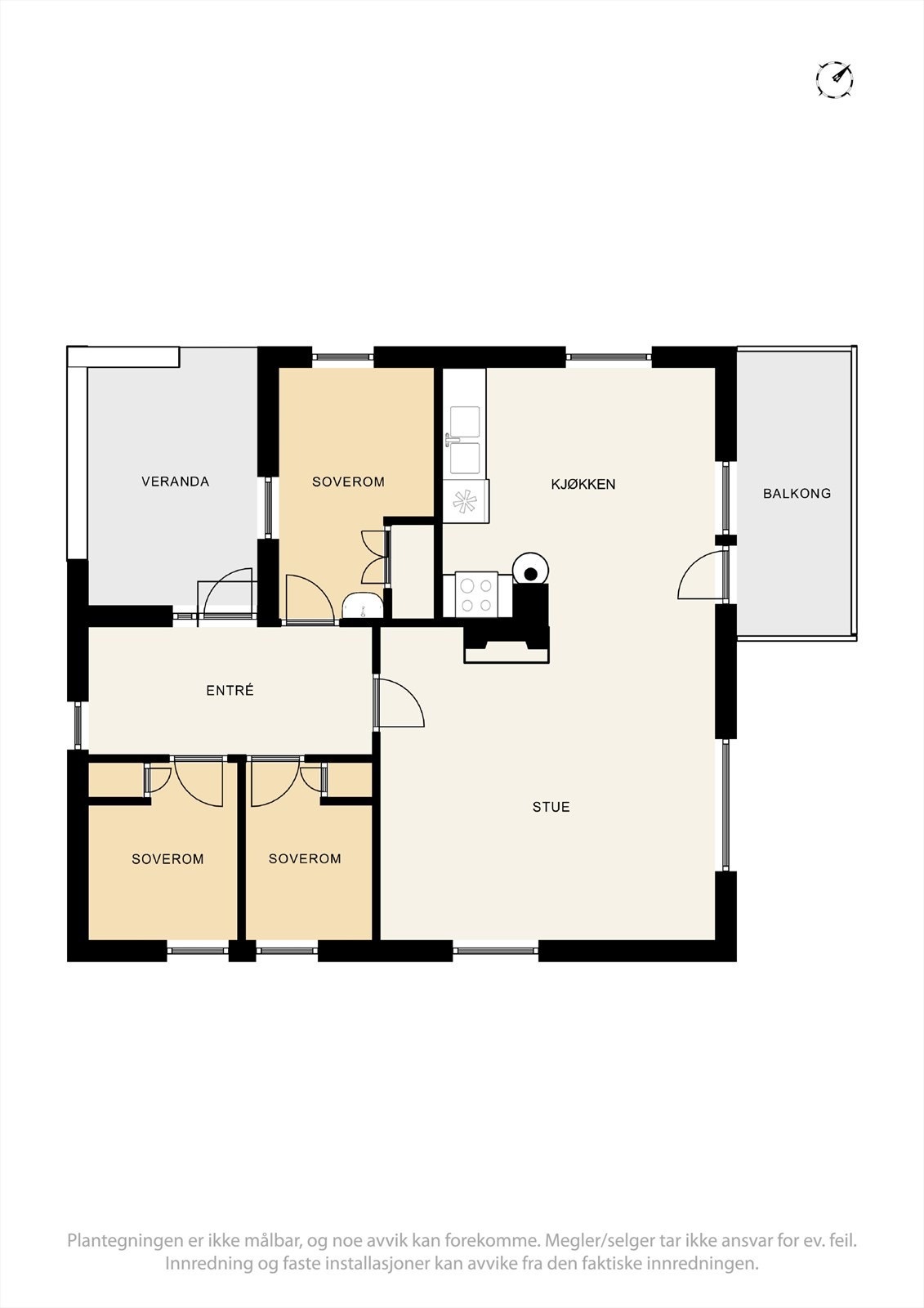 Plantegning for 1. etasje. Galleribilde