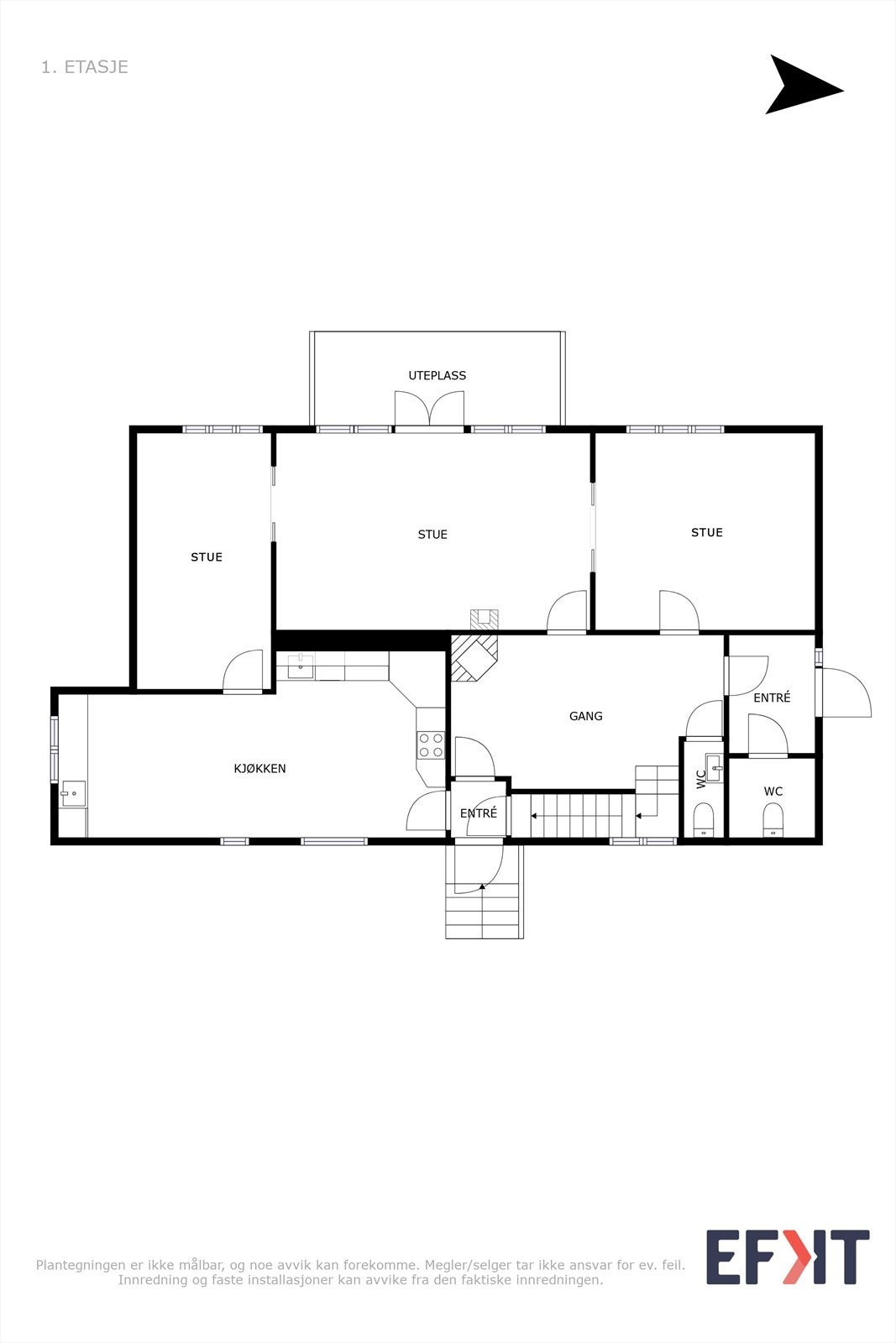 Oppdatert plantegning Galleribilde
