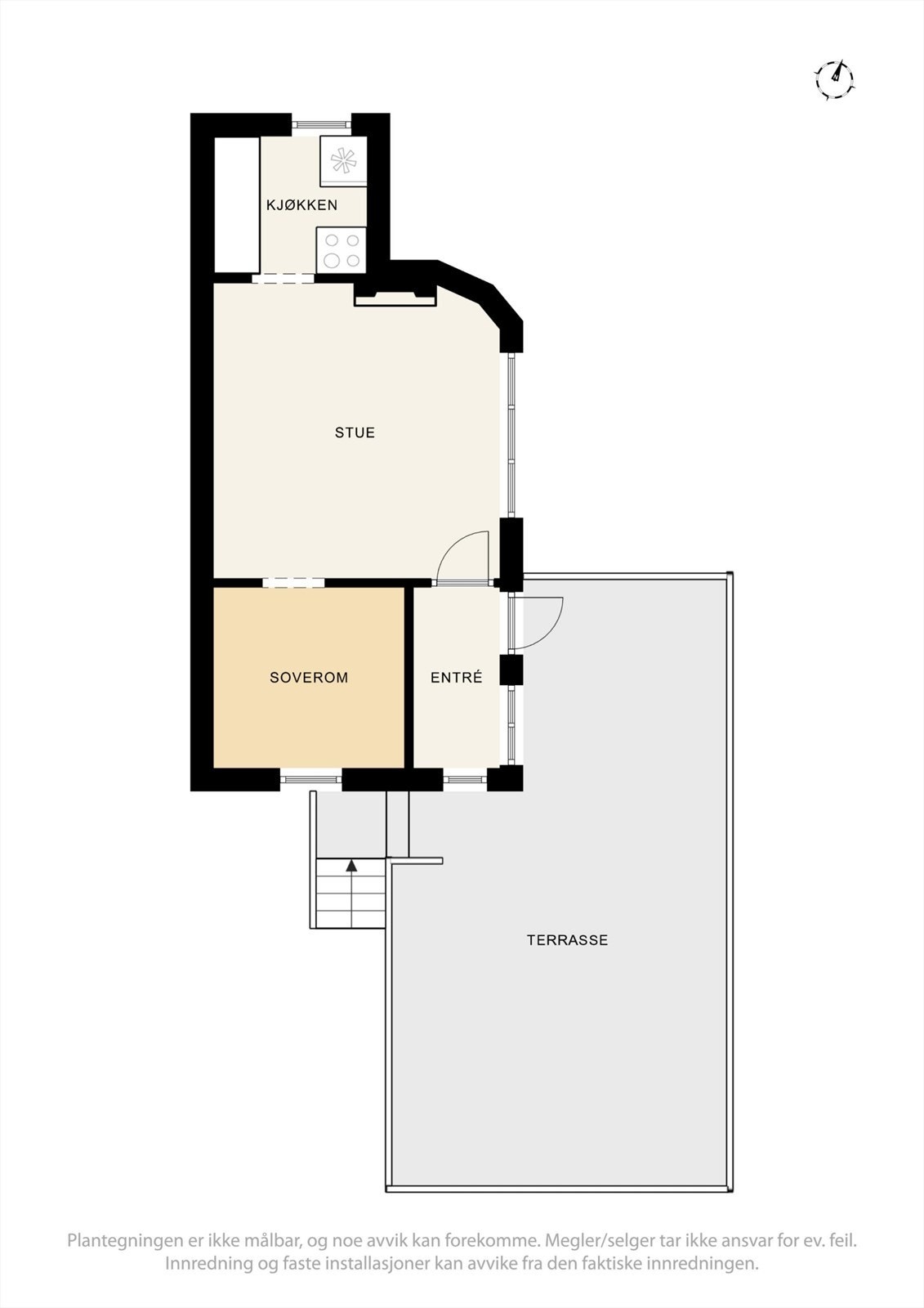 Plantegning for Hyttesone H 74 Galleribilde