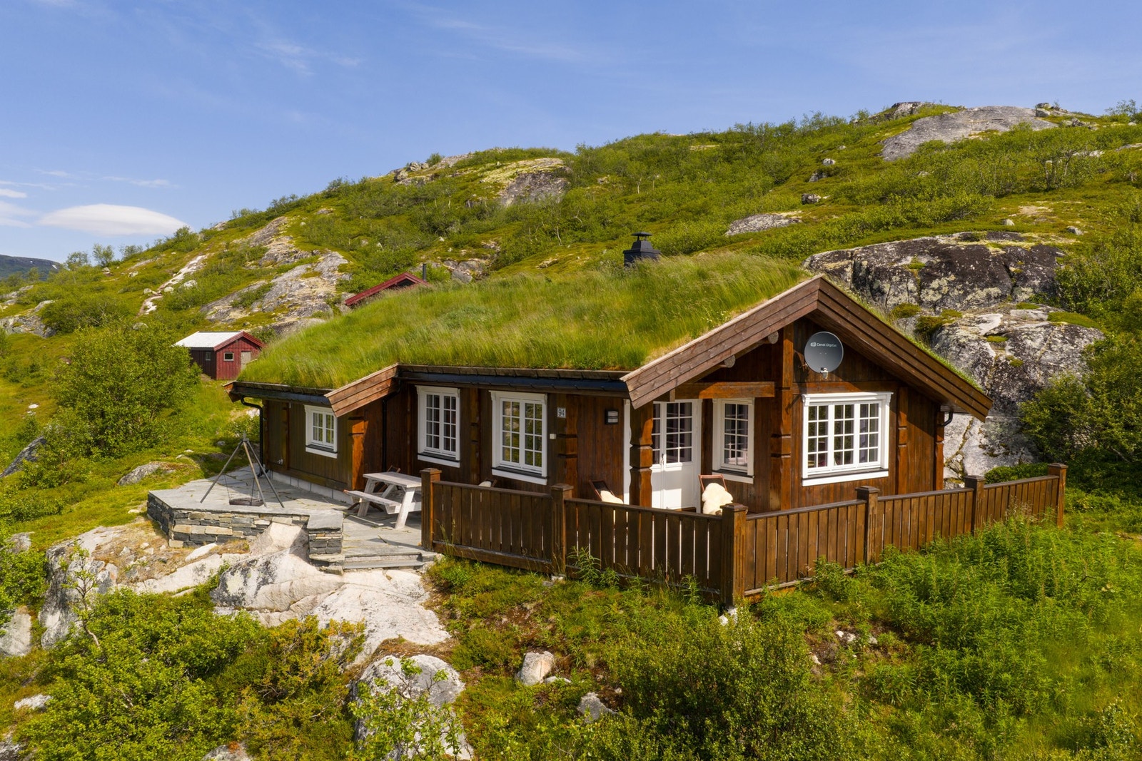 I rolige omgivelser og tett på naturen Galleribilde