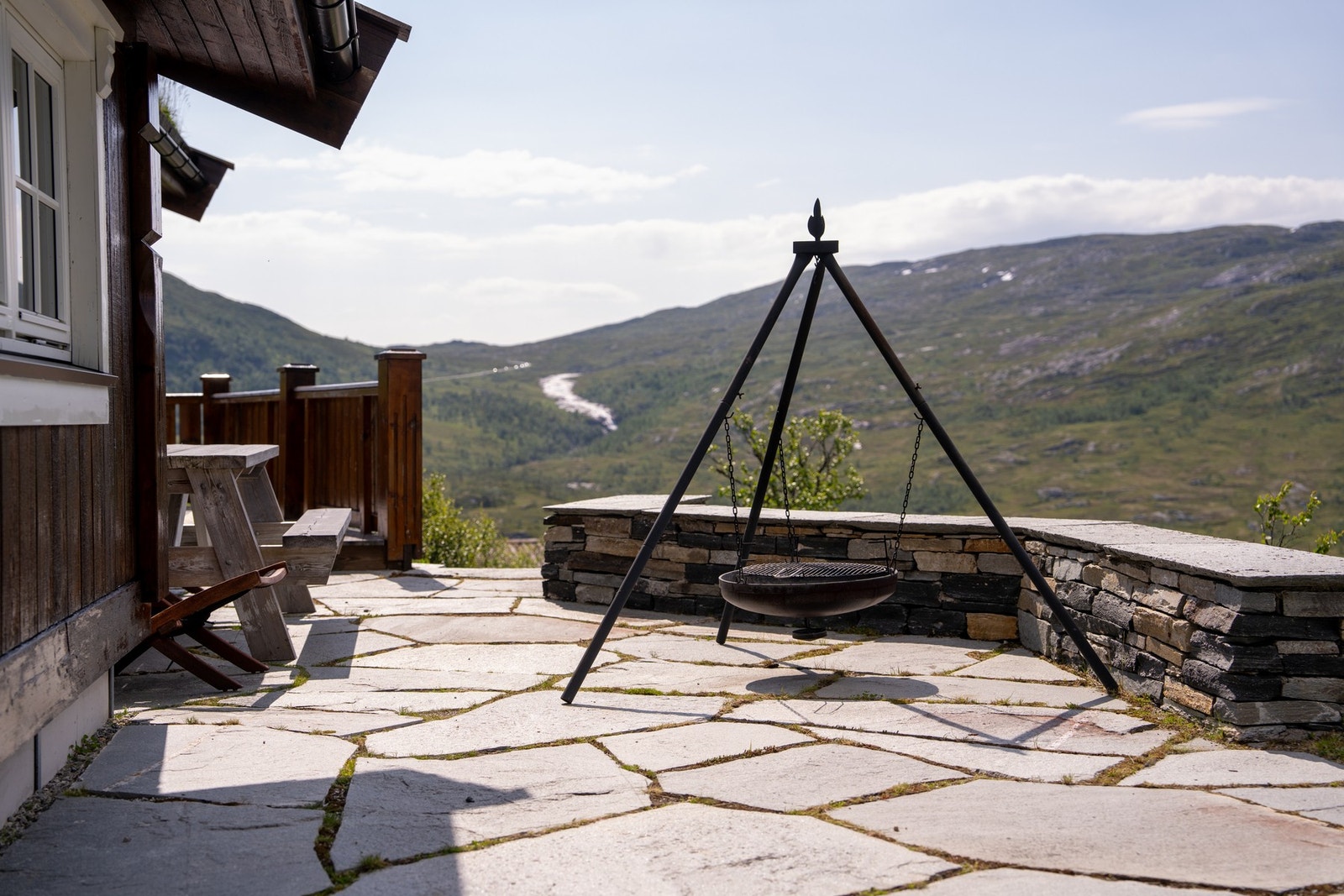 Koselig uteplass - perfekt for bålkos Galleribilde