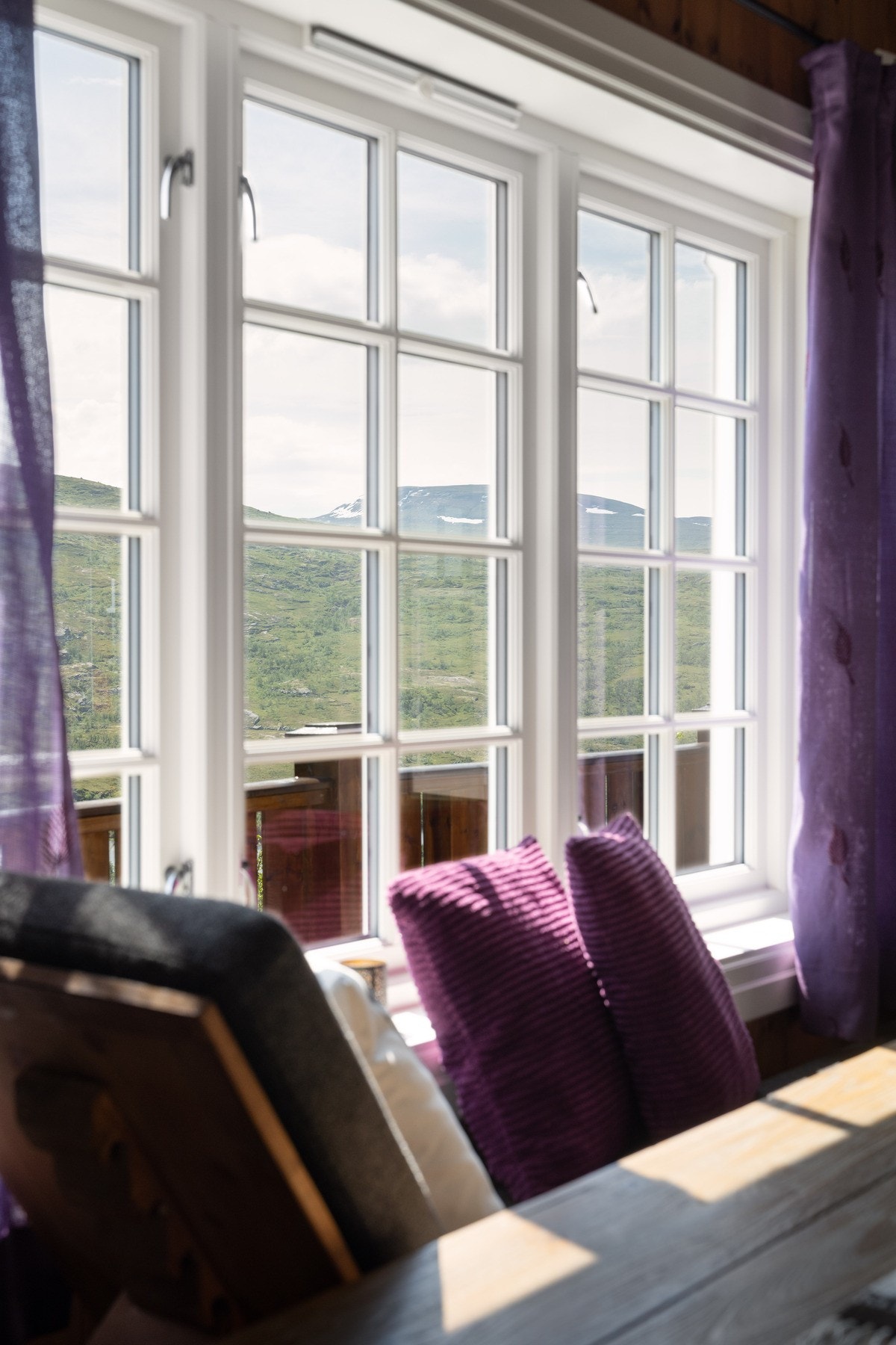 Nyt den flotte utsikten fra hytten Galleribilde