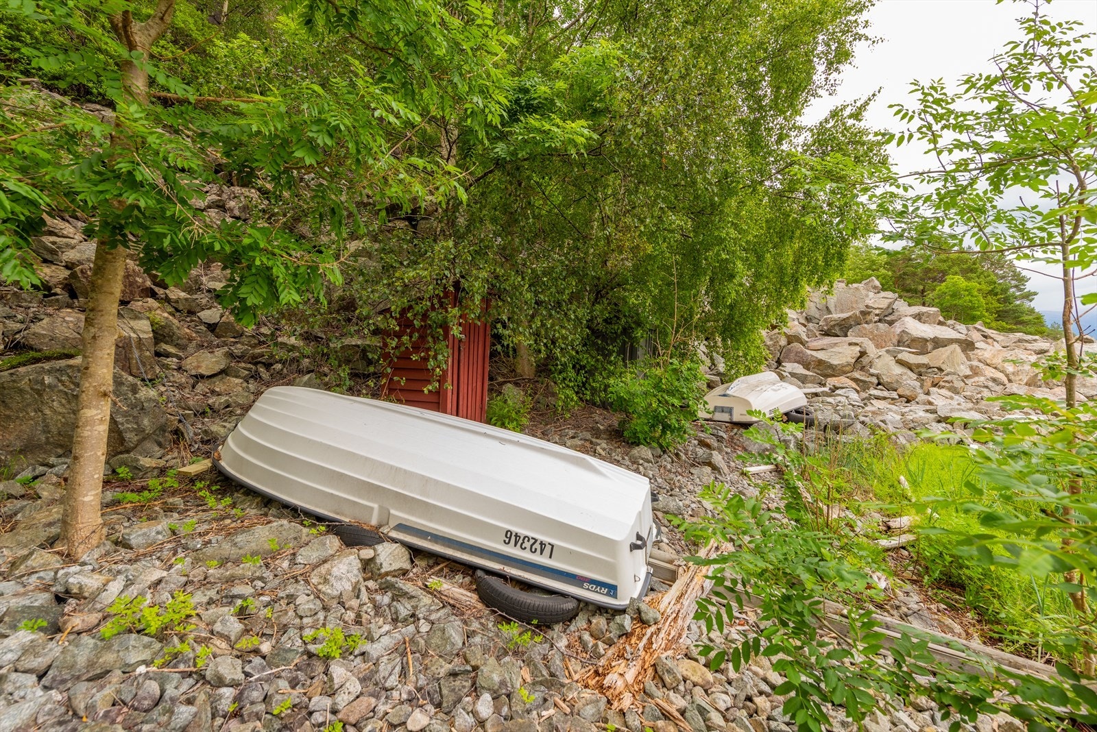 Båten inkludert påhengs følger med. Galleribilde