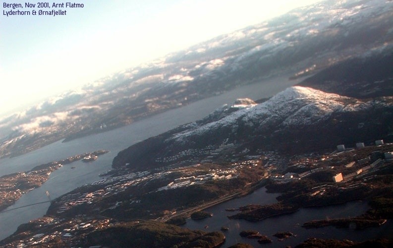 Fin utsikt fra Lyderhorn Galleribilde