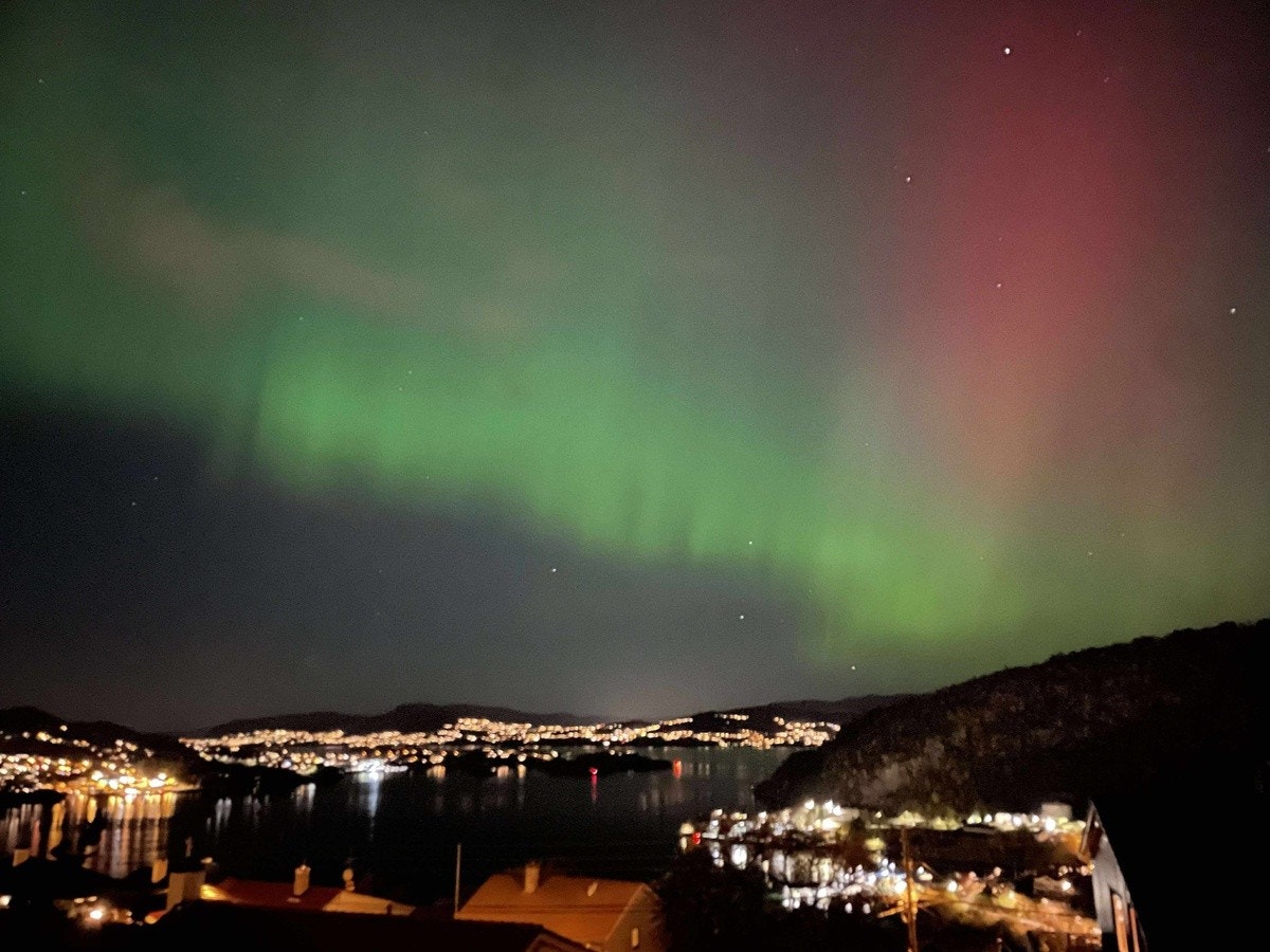 Utsikt mot Askøy og Sandviken Galleribilde