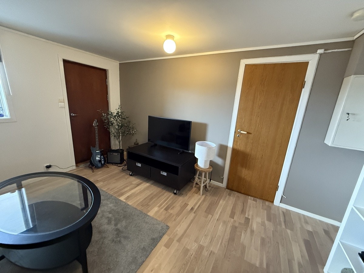 Stue med parkett Galleribilde