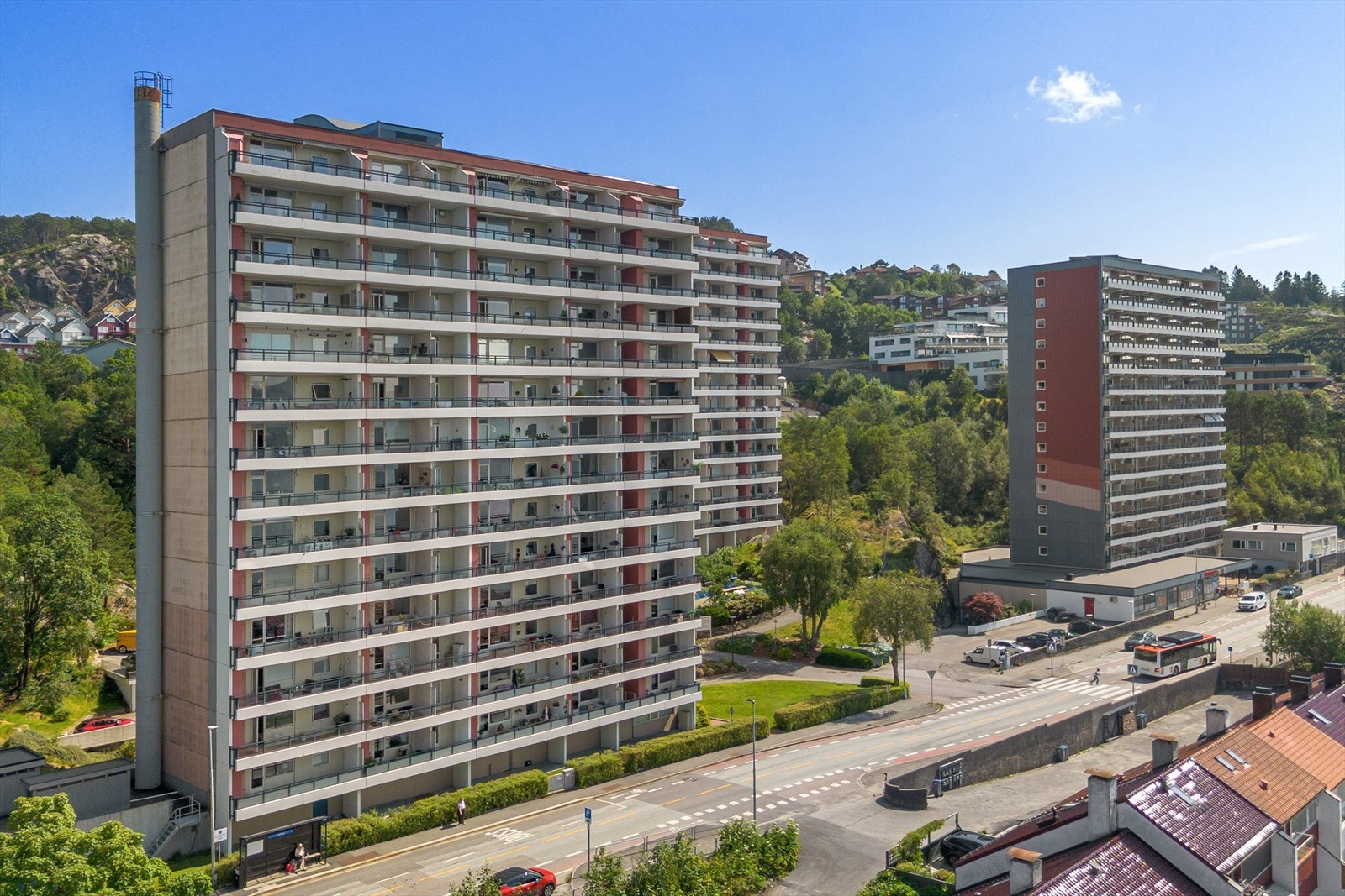 En flott 2-roms andelsleilighet i 7. Etasje med nydelig utsikt og sentral beliggenhet Galleribilde