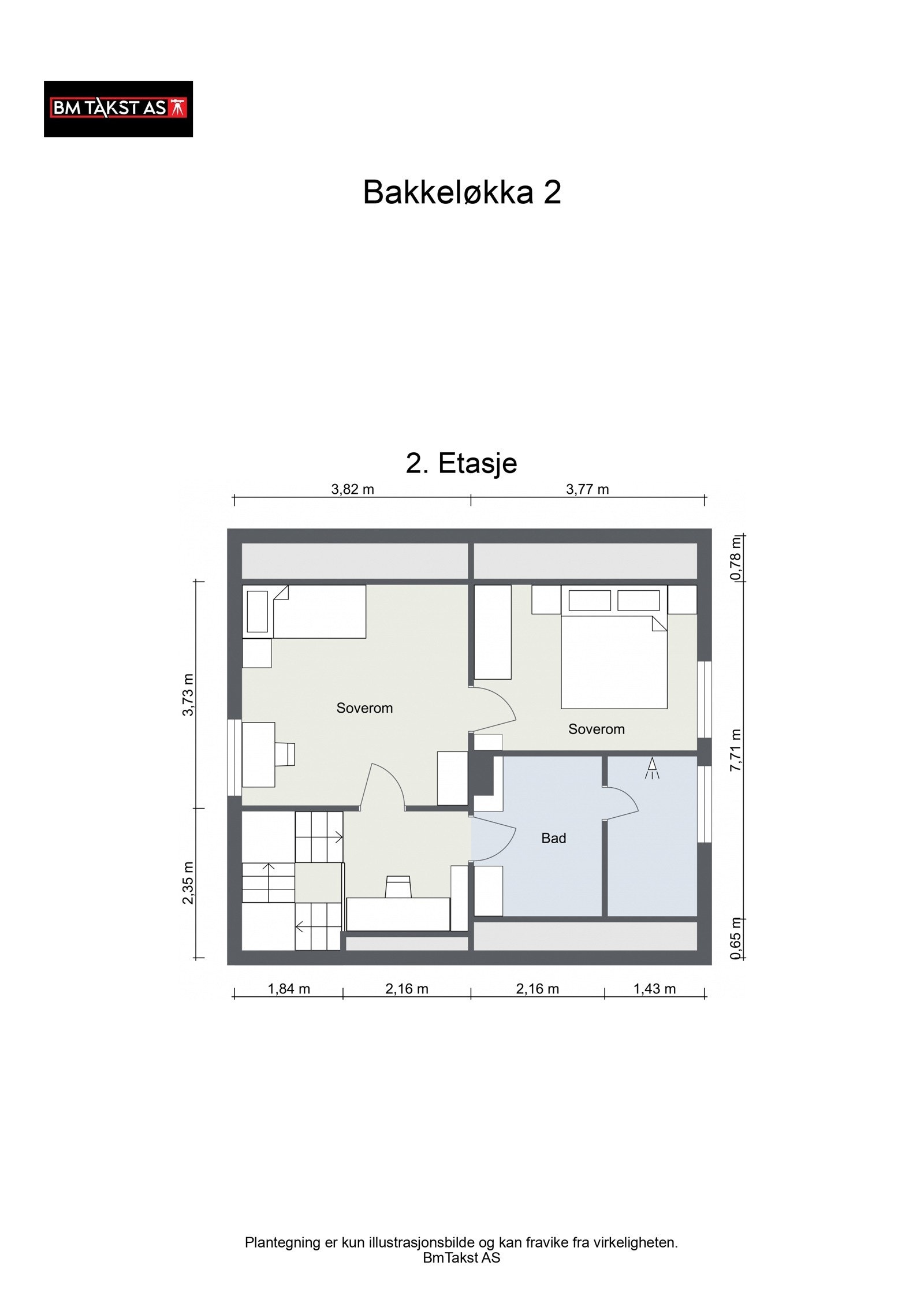Plantegning 2.etasje. Galleribilde