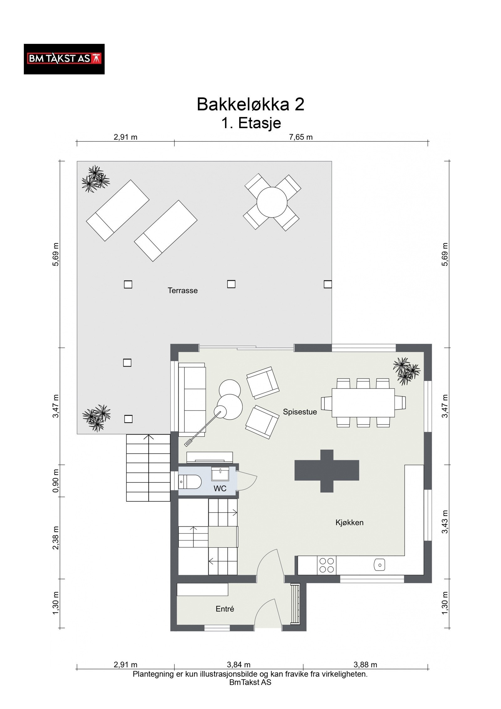 Plantegning 1.etasje. Galleribilde