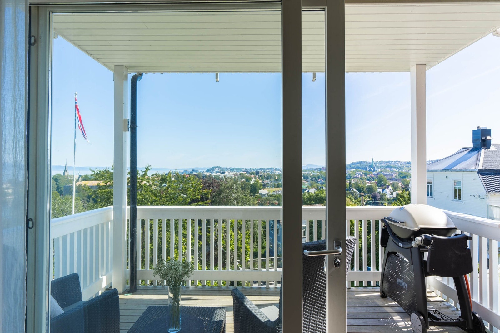 Her har man også fantastisk utsikt mot Trondheim sentrum og fjorden. Galleribilde