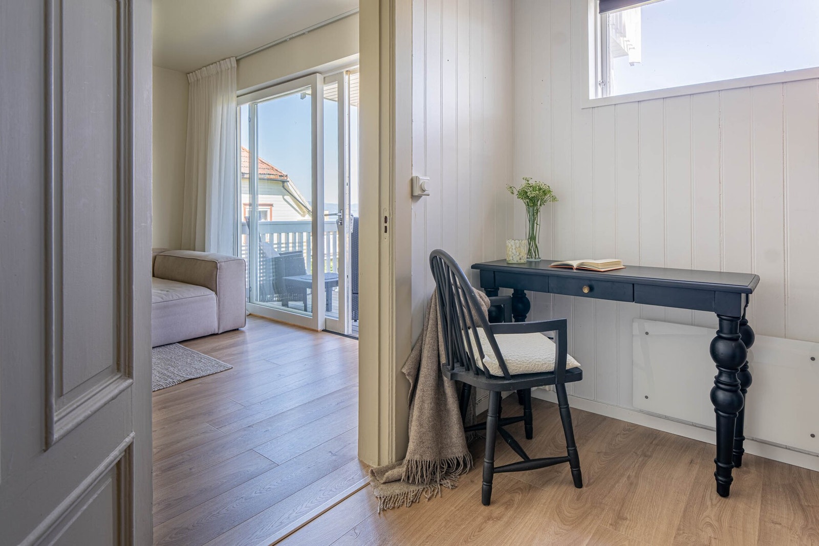 Dagens eiere har benyttet dette rommet som et gjesterom. Galleribilde