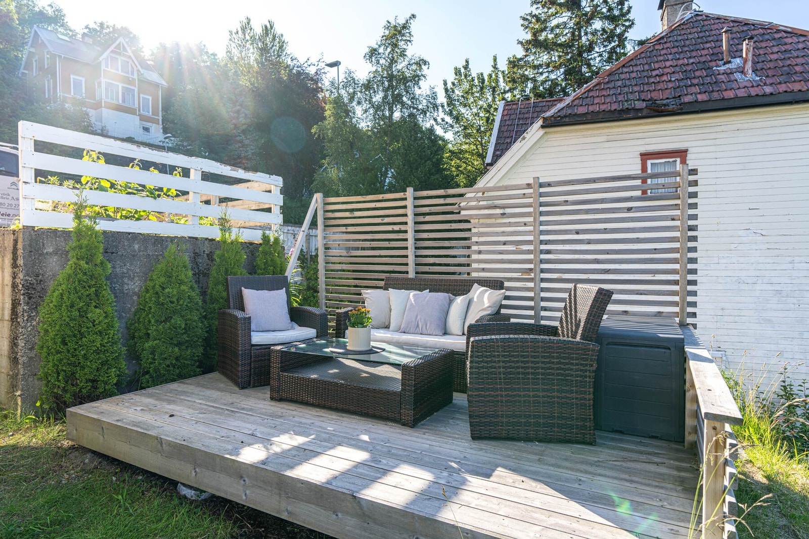 Perfekt for sene og varme sommerkvelder. Galleribilde