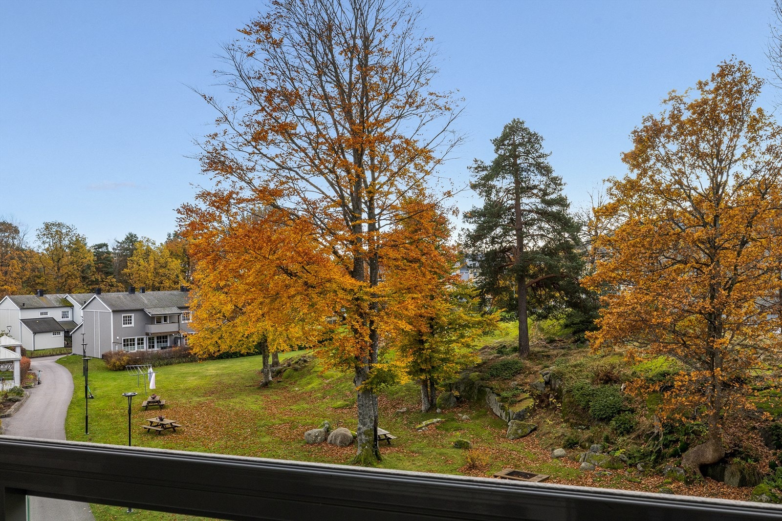 Utsikten fra balkongen. Galleribilde