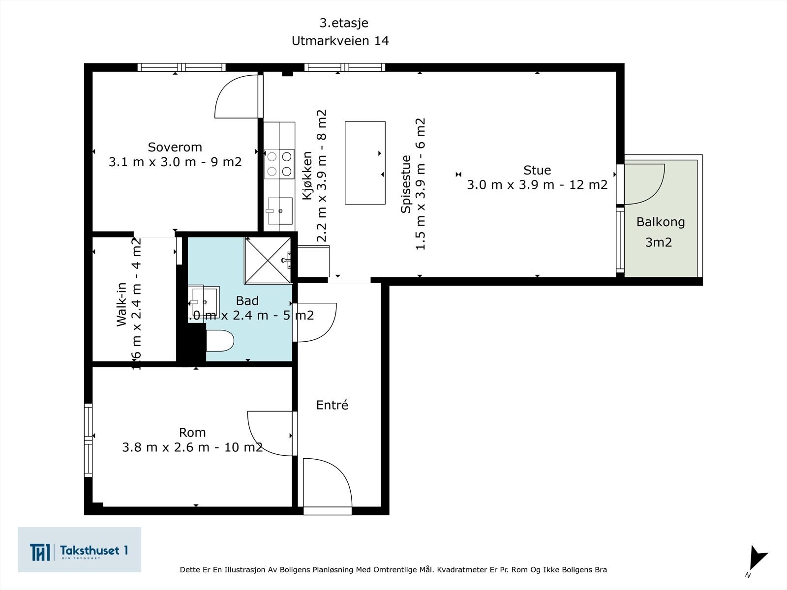 Planskisse - bli kjent med ditt nye hjem! Galleribilde