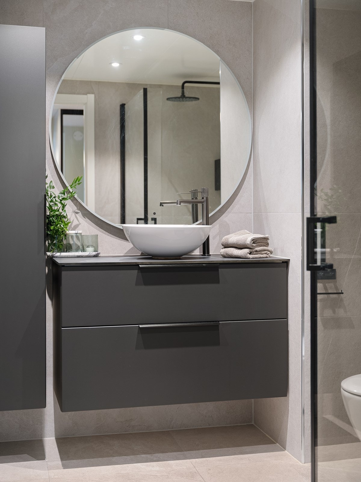 Baderomsinnredning fra Korsbakken. Galleribilde