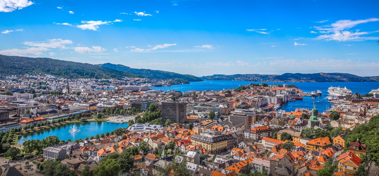 Ikke mye som slår Bergen på en god sommersdag Galleribilde