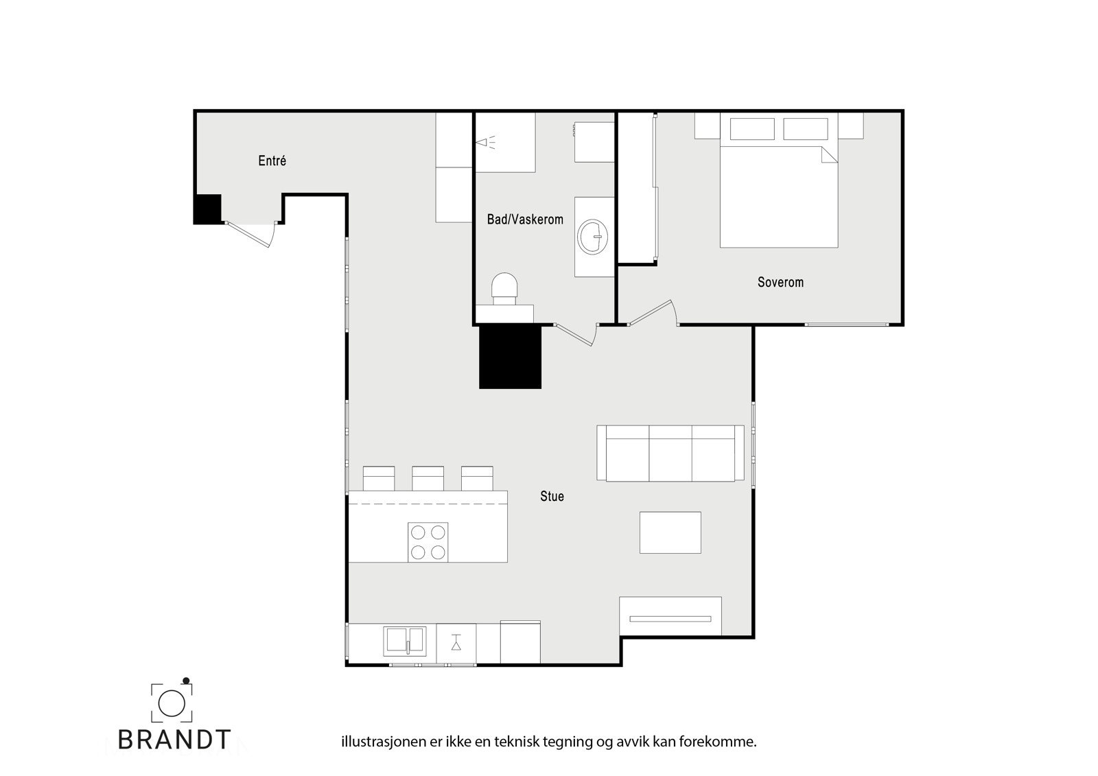 Plantegning Galleribilde
