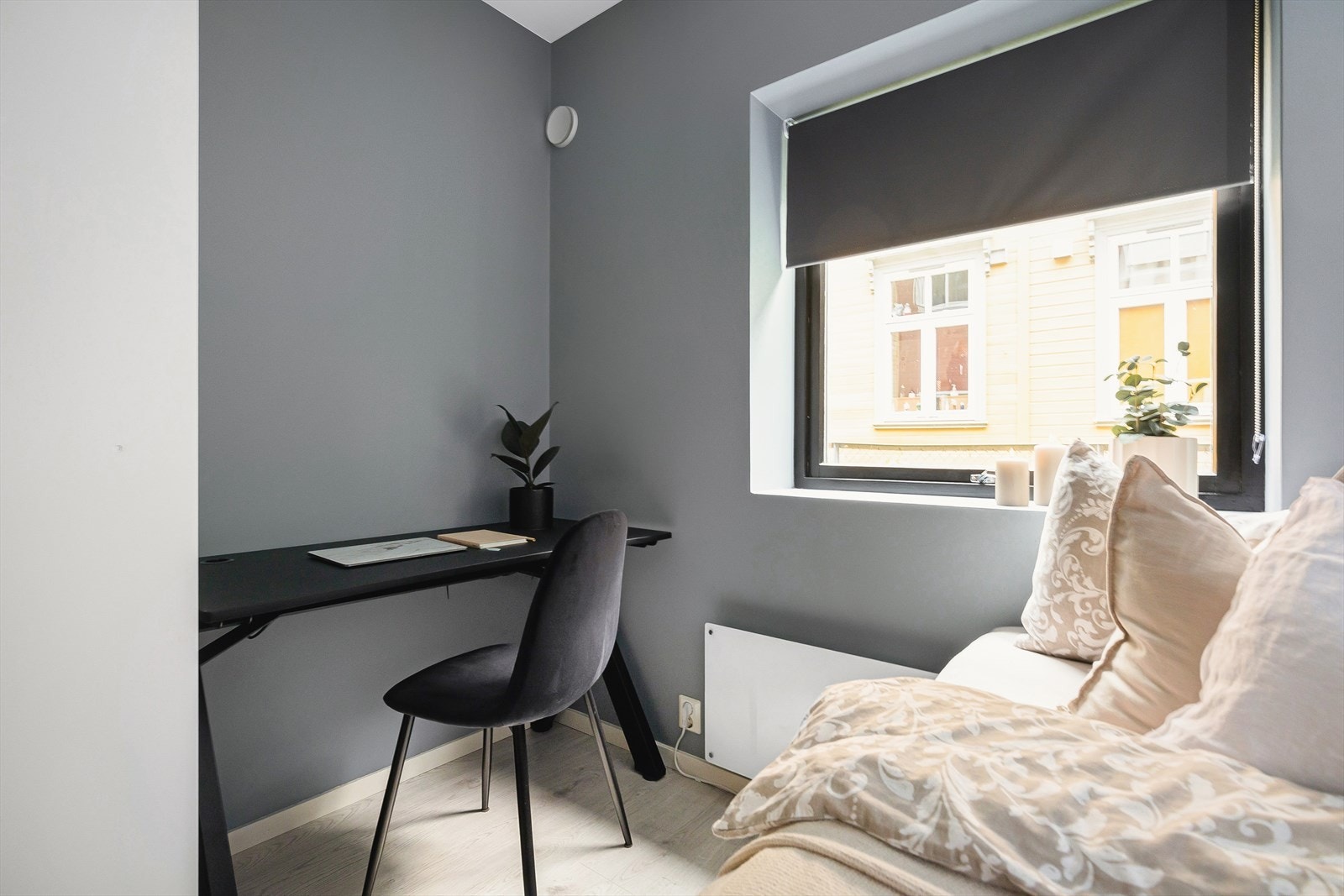 Her er det god plass til blant annet en kontorløsning. Galleribilde