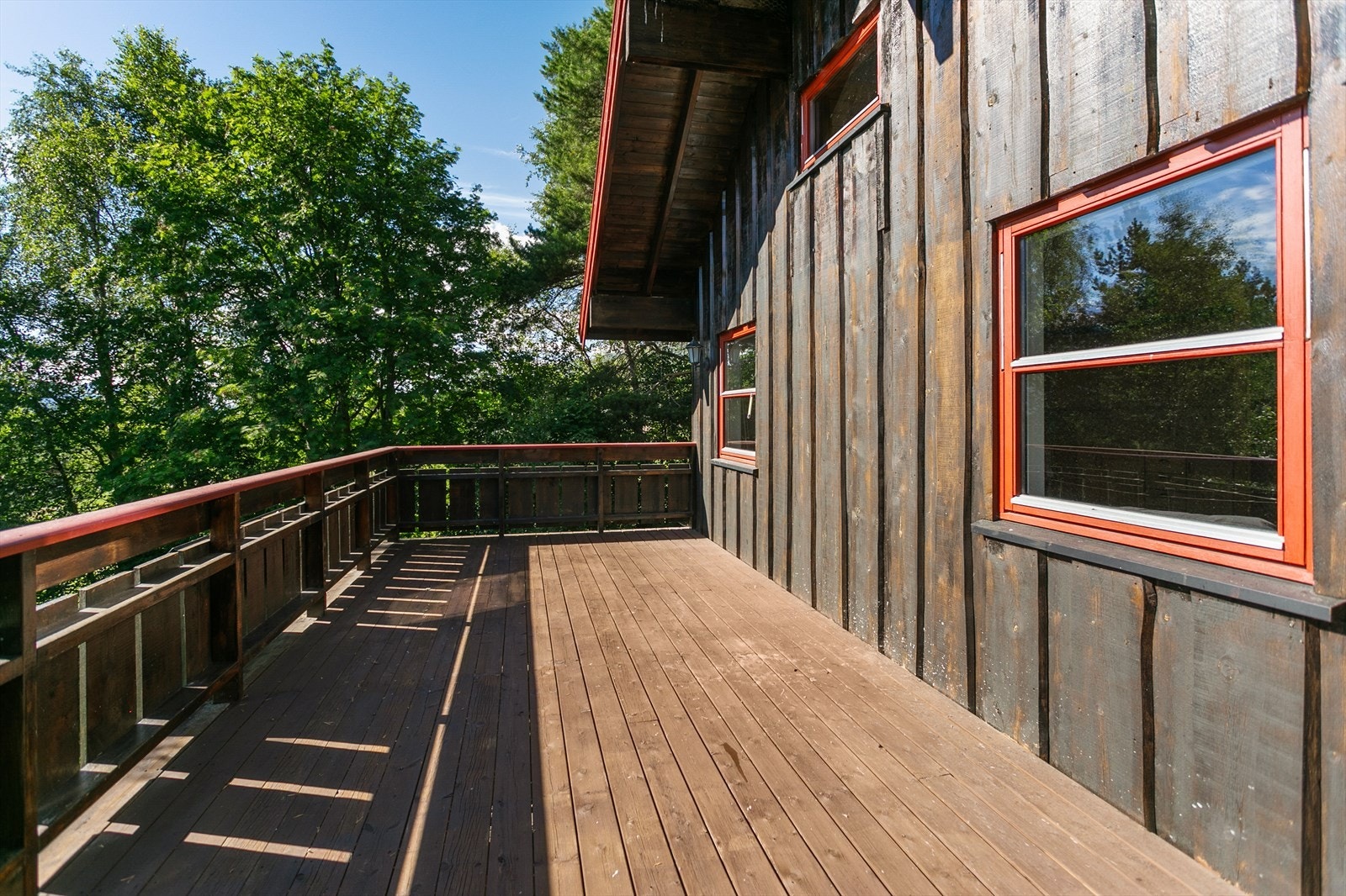 Terrassen er på ca. 31 kvm. Galleribilde