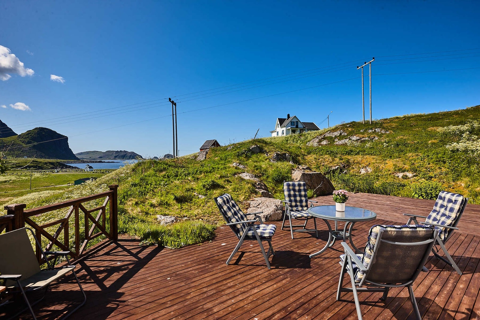 Eiendommen ligger solrikt til. På sommeren har du sol hele dagen. Galleribilde