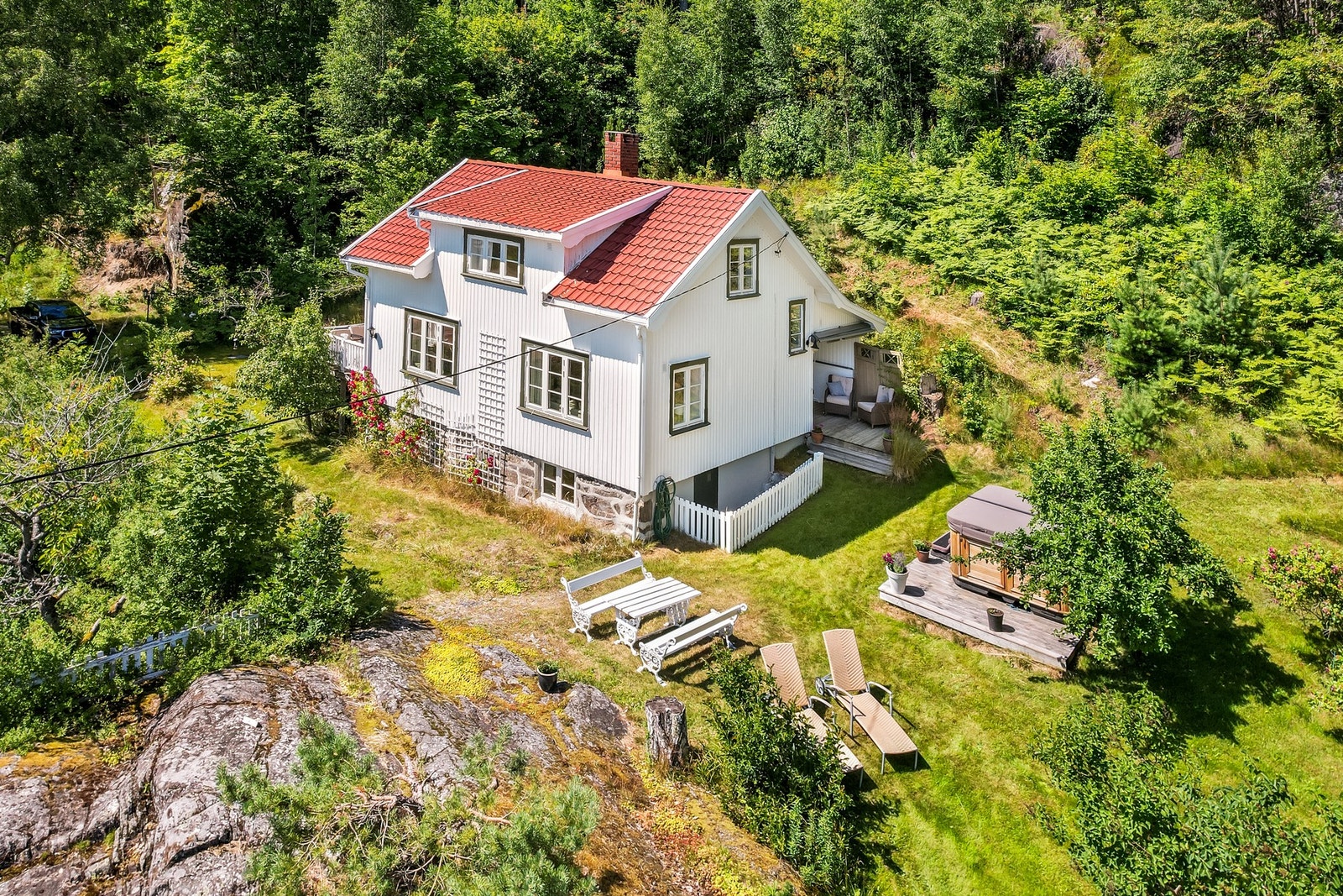 Her ligger alt til rette for å bade, fiske eller bare nyte stillheten - sommer som vinter. Galleribilde