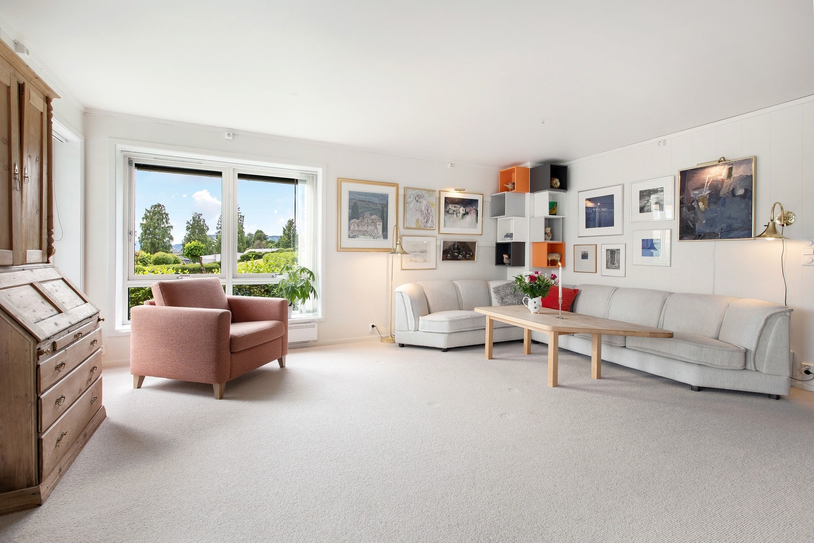 En velholdt og fin 4-roms andelsleilighet, alt på ett plan Galleribilde