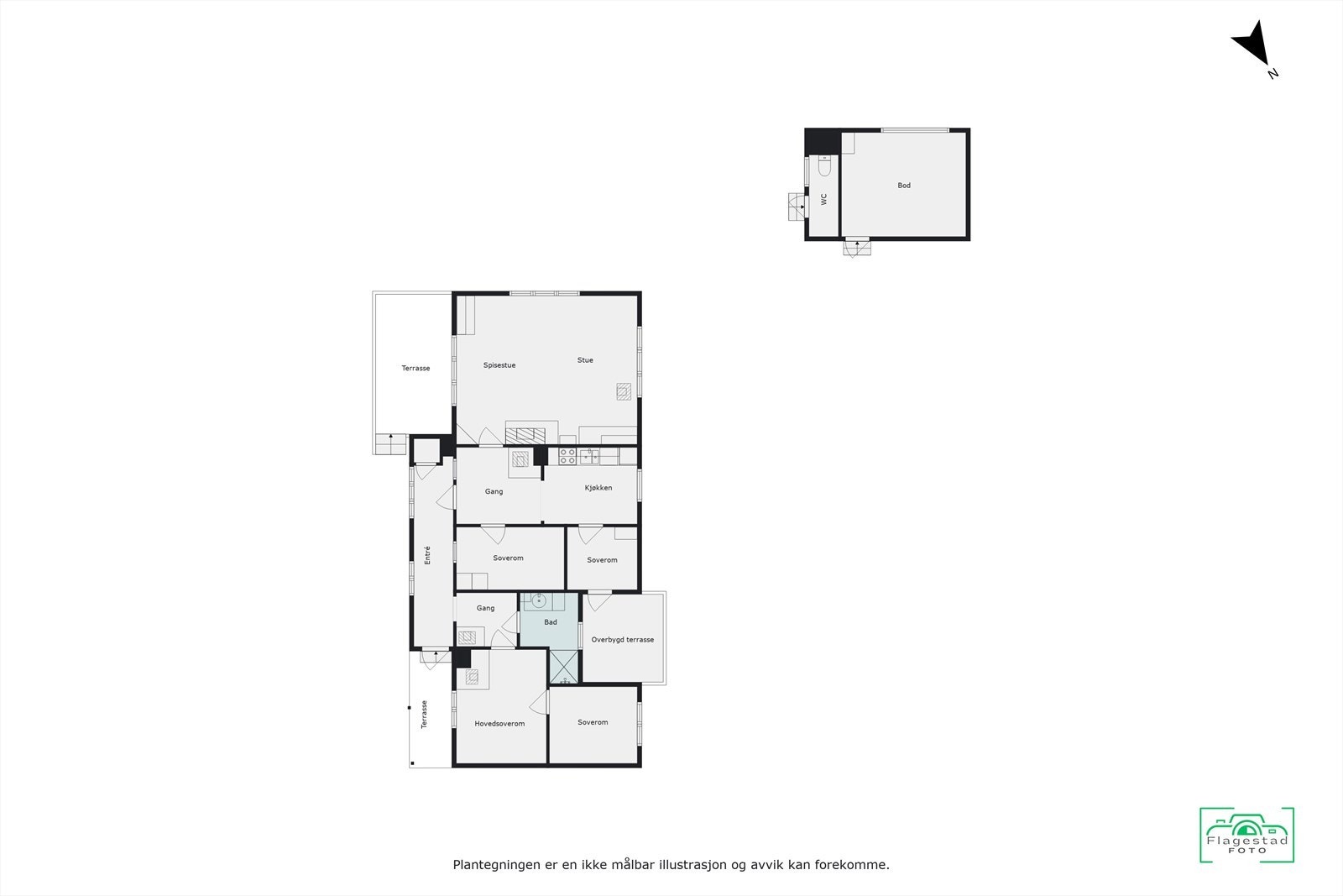 Plantegning Galleribilde