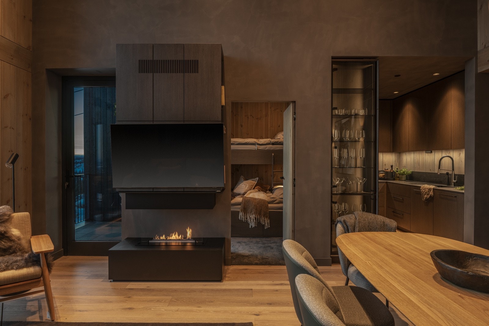 Leiligheten er utformet med stolthet for det genuine håndverket, for å sikre svært høy bokomfort og maksimal utnyttelse av arealet Galleribilde