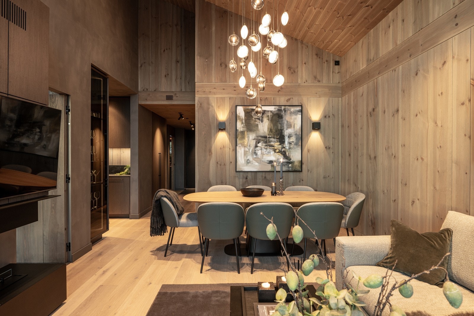 Delikate fargekombinasjoner gir en stilsikker og eksklusiv atmosfære. Galleribilde