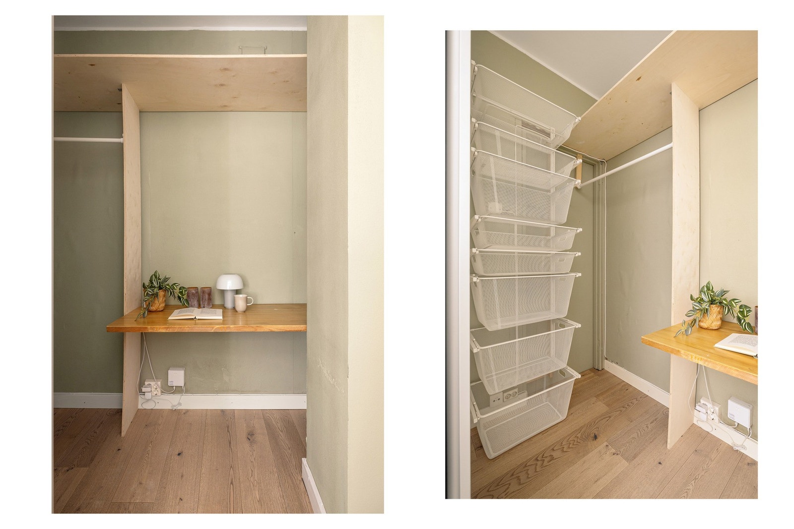 Her er det også satt inn en kontorpult, noe som gjør rommet ekstra funksjonelt. Galleribilde