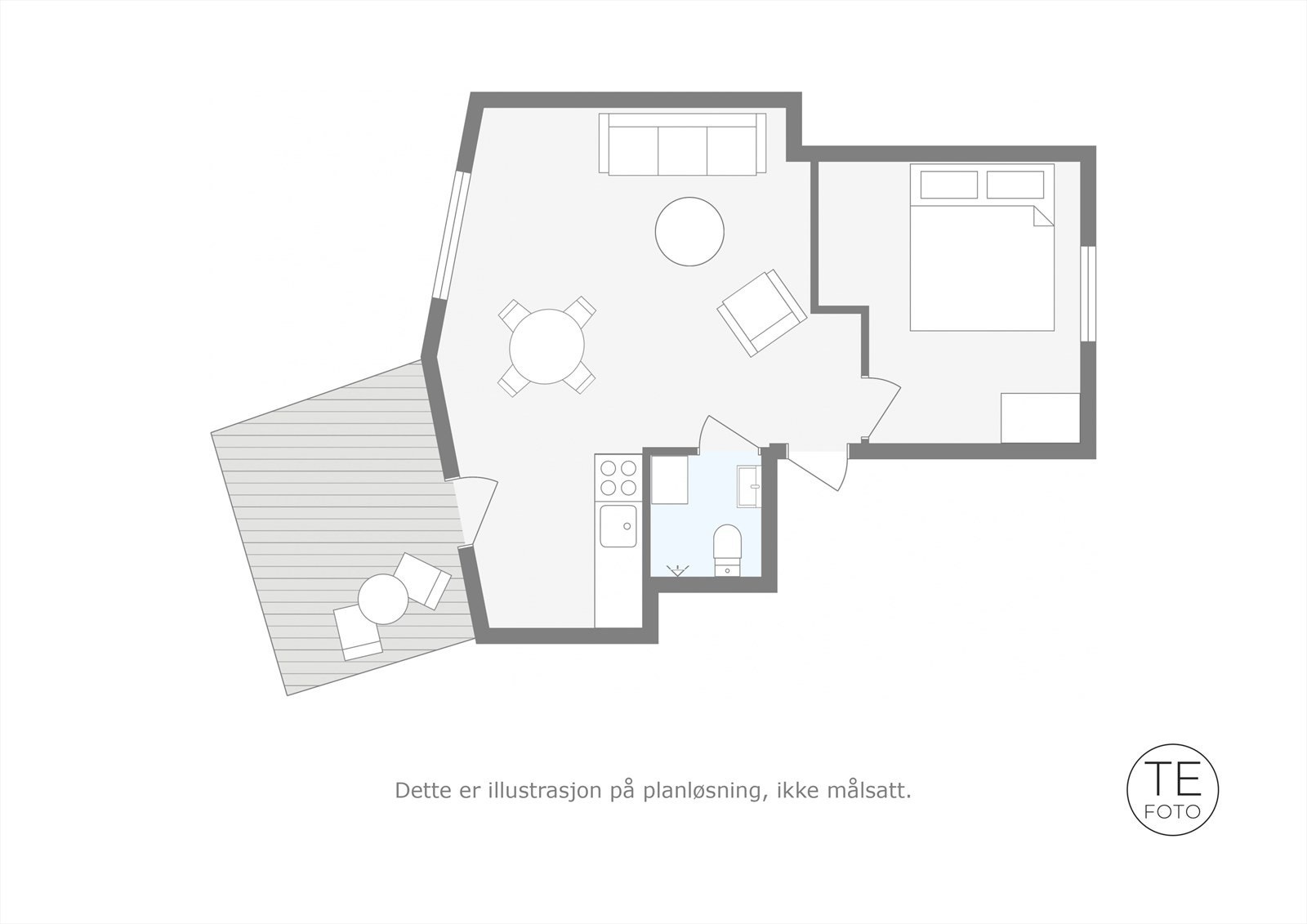 Planløsning 2.etasje. Galleribilde