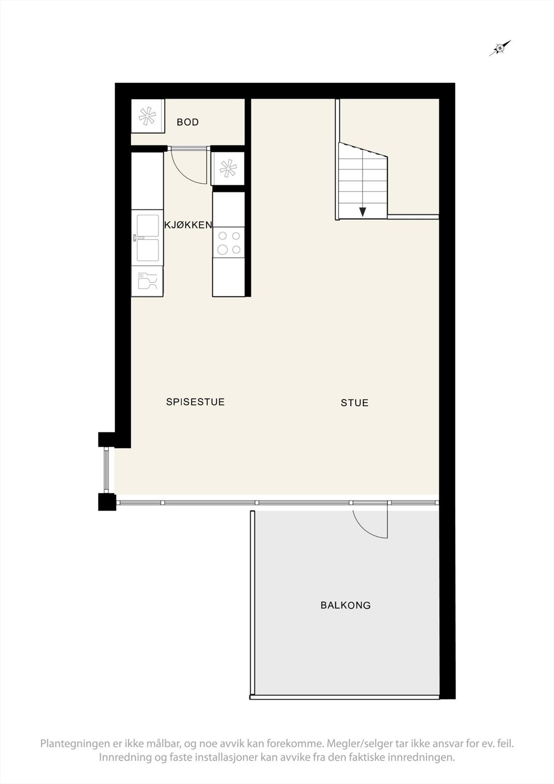 Plantegning 2. etasje Galleribilde
