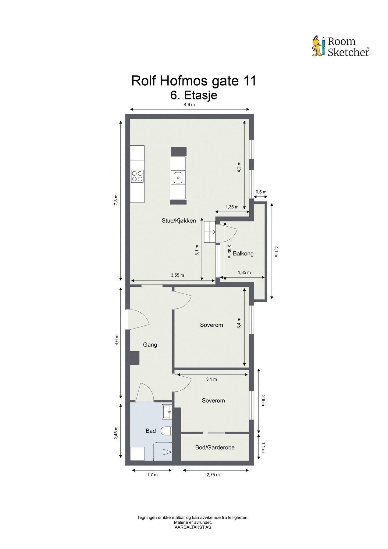 Planskisse. Galleribilde