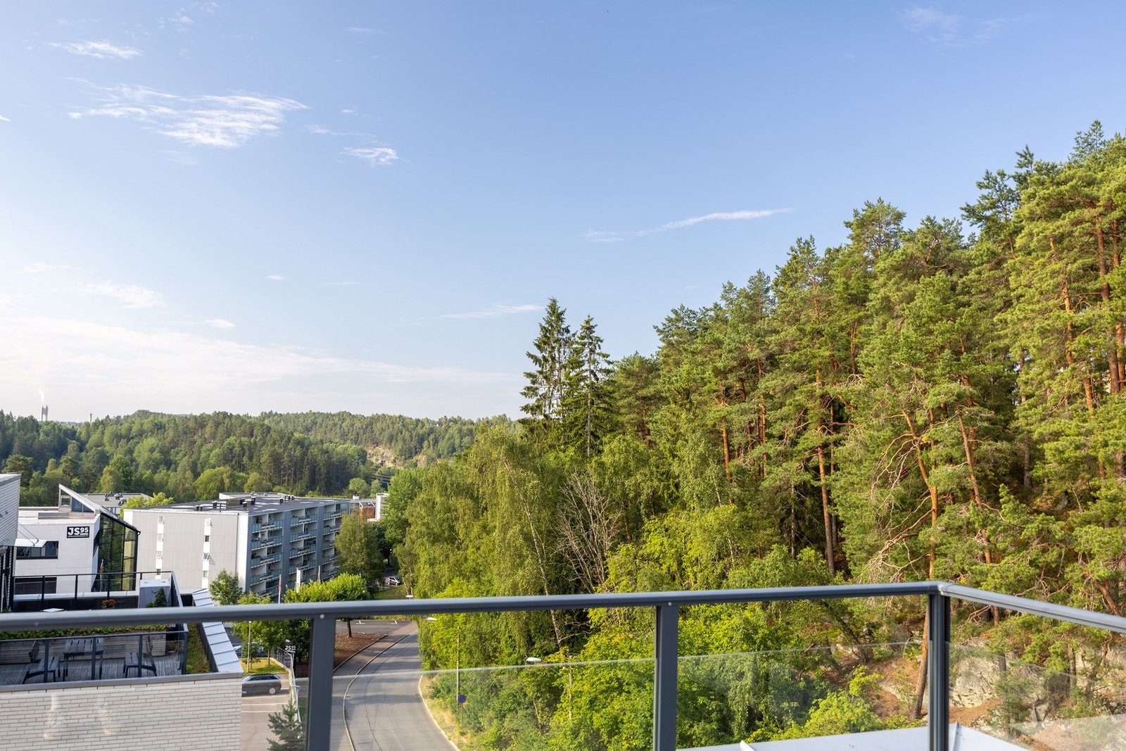Utsikt fra takterrassen. Galleribilde