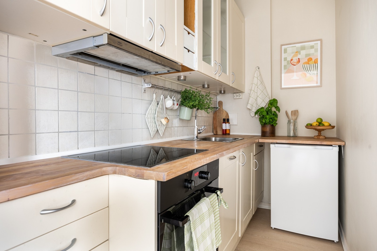 Praktisk separat kjøkken. Galleribilde