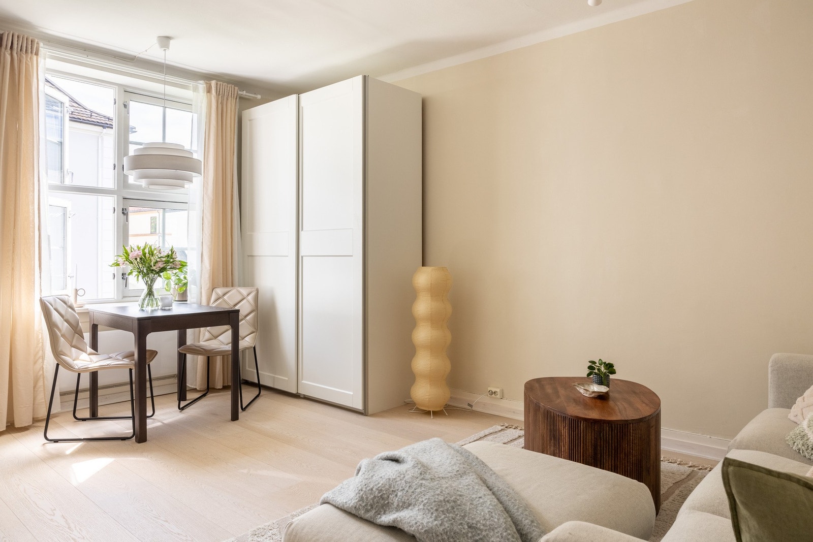 Leiligheten har en god planløsning som gjør det enkelt å innrede. Galleribilde