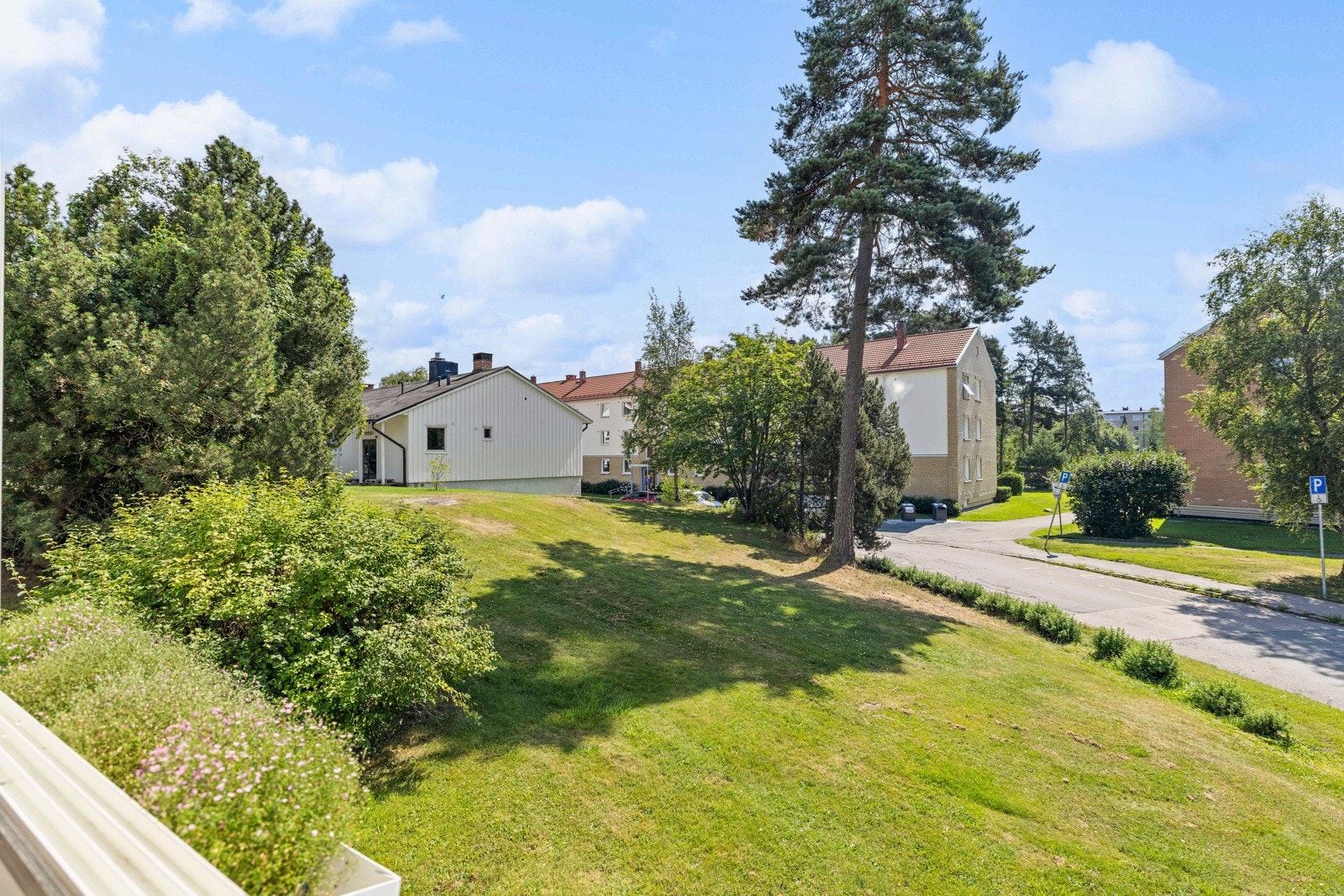Utsikt fra balkongen Galleribilde