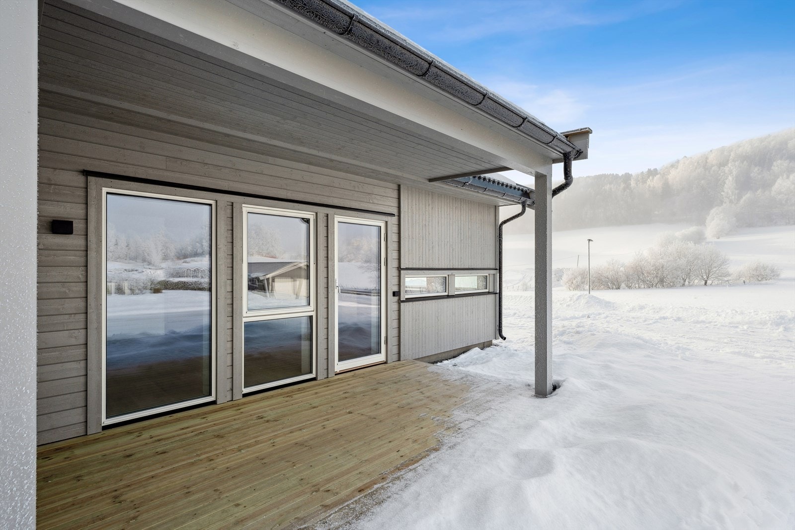 Lettstelt og arealeffektiv halvpart av tomannsbolig | Ferdigstilt høsten 2024. Galleribilde