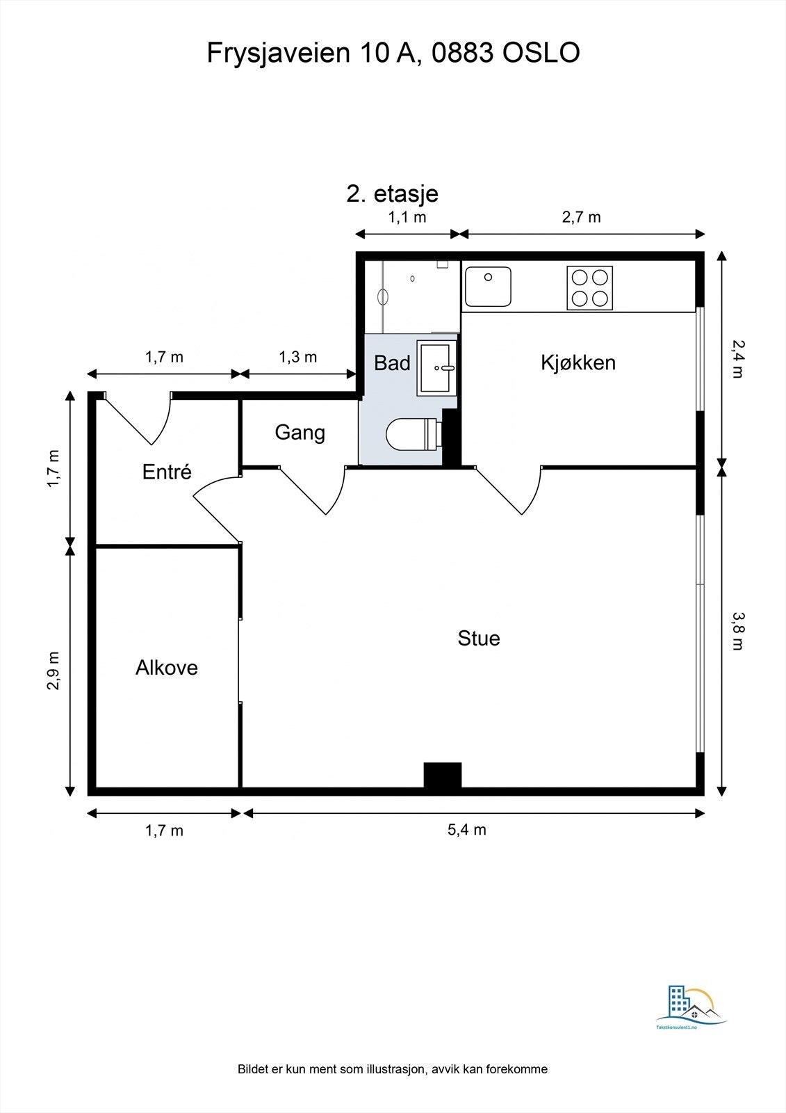 Plantegning til orientering. Galleribilde