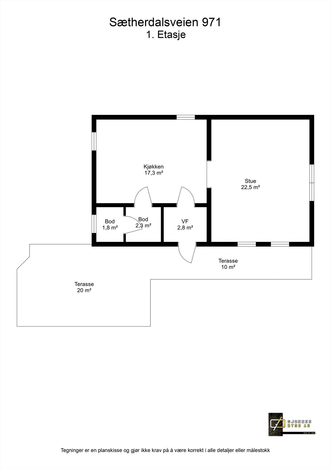 Sætherdalsveien 971 - 1. Etasje - 2D Floor Plan.jpg Galleribilde