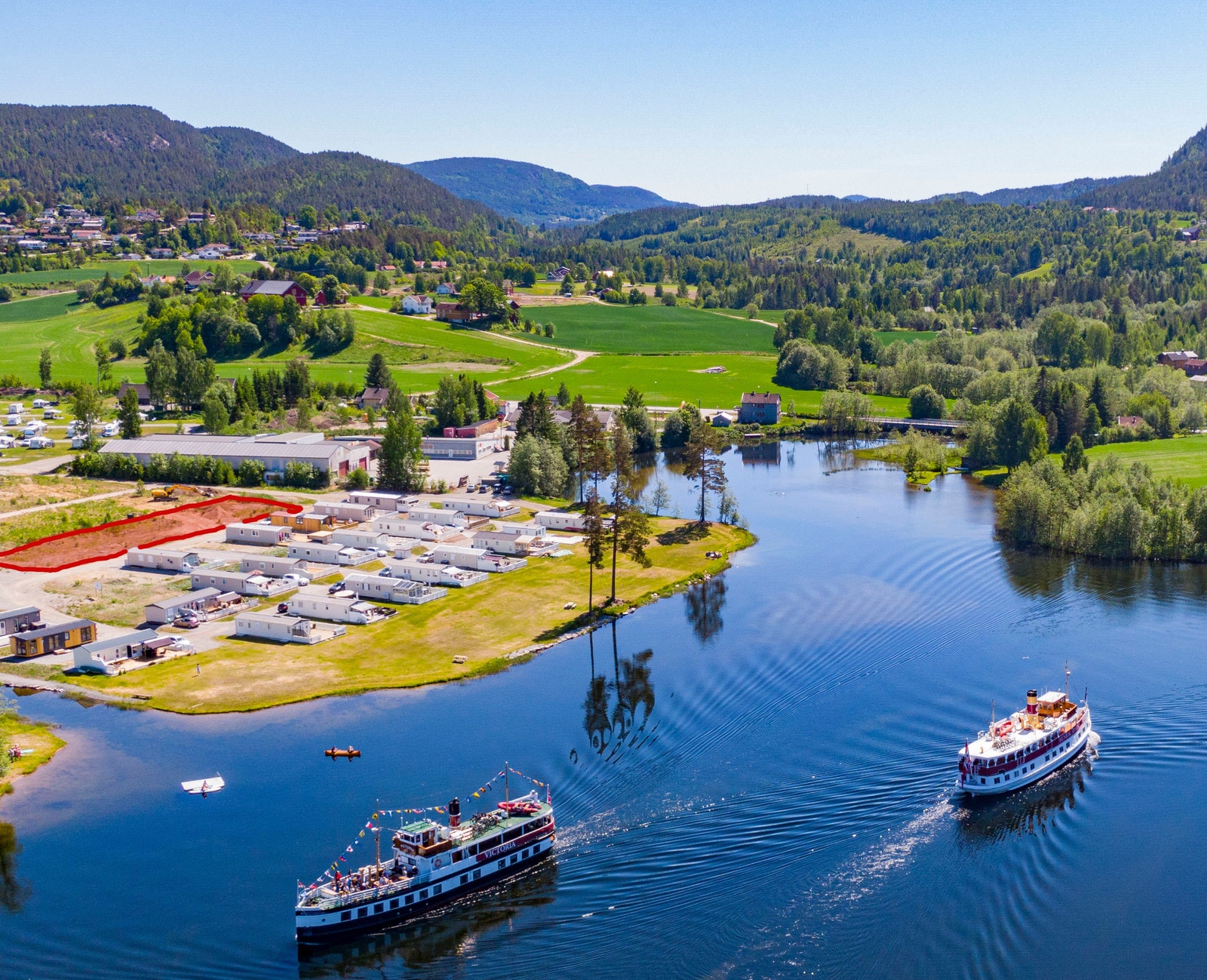 Markert område er klart for nye husvogner Galleribilde