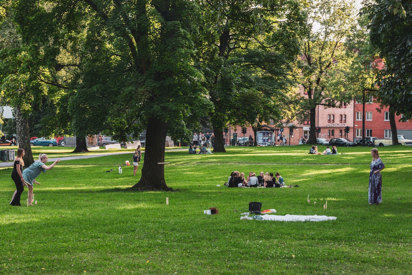Flotte parkområder på Grünerløkka, blant annet Sofienbergparken. Galleribilde