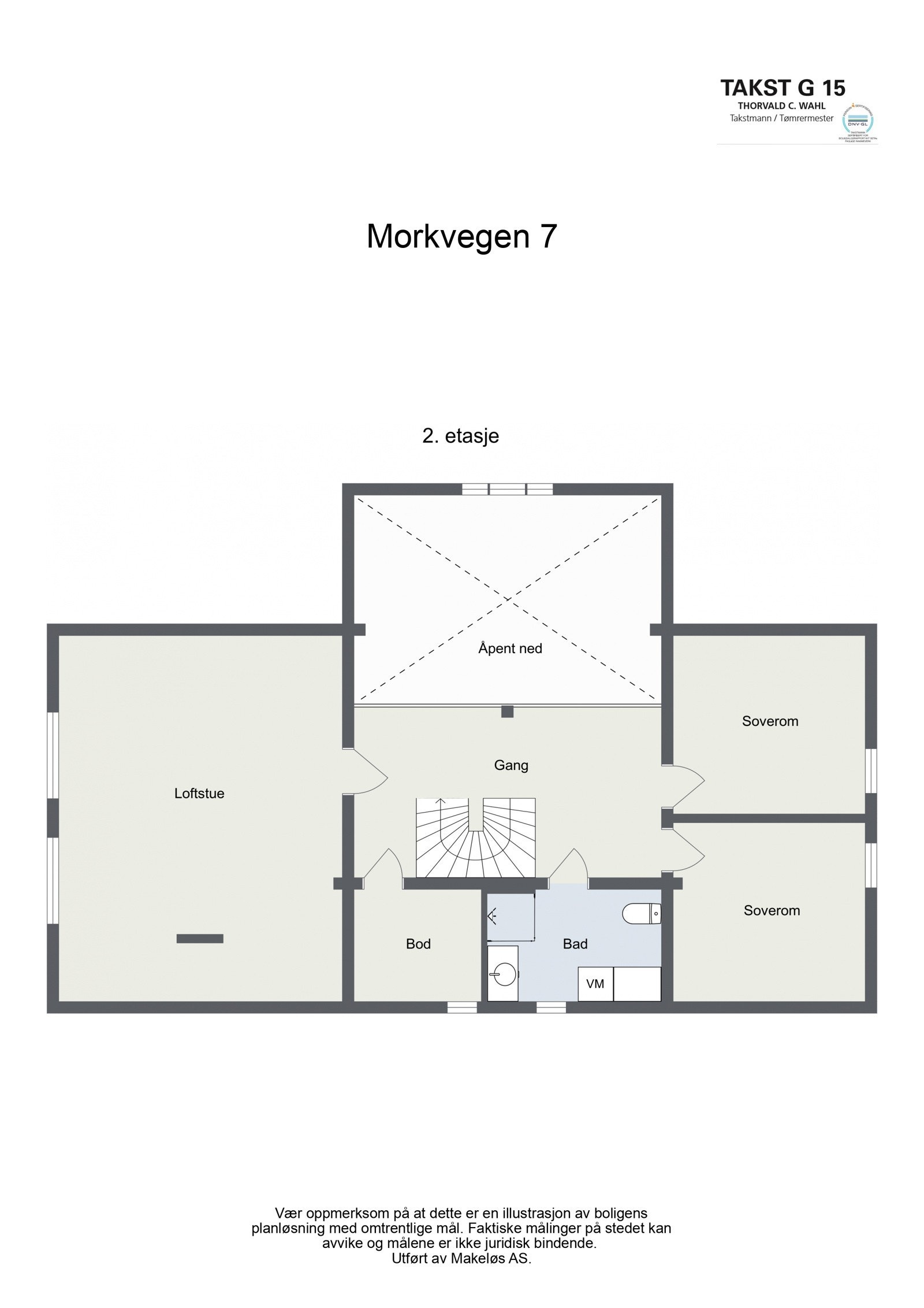Morkvegen 7 - 2. etasje Galleribilde