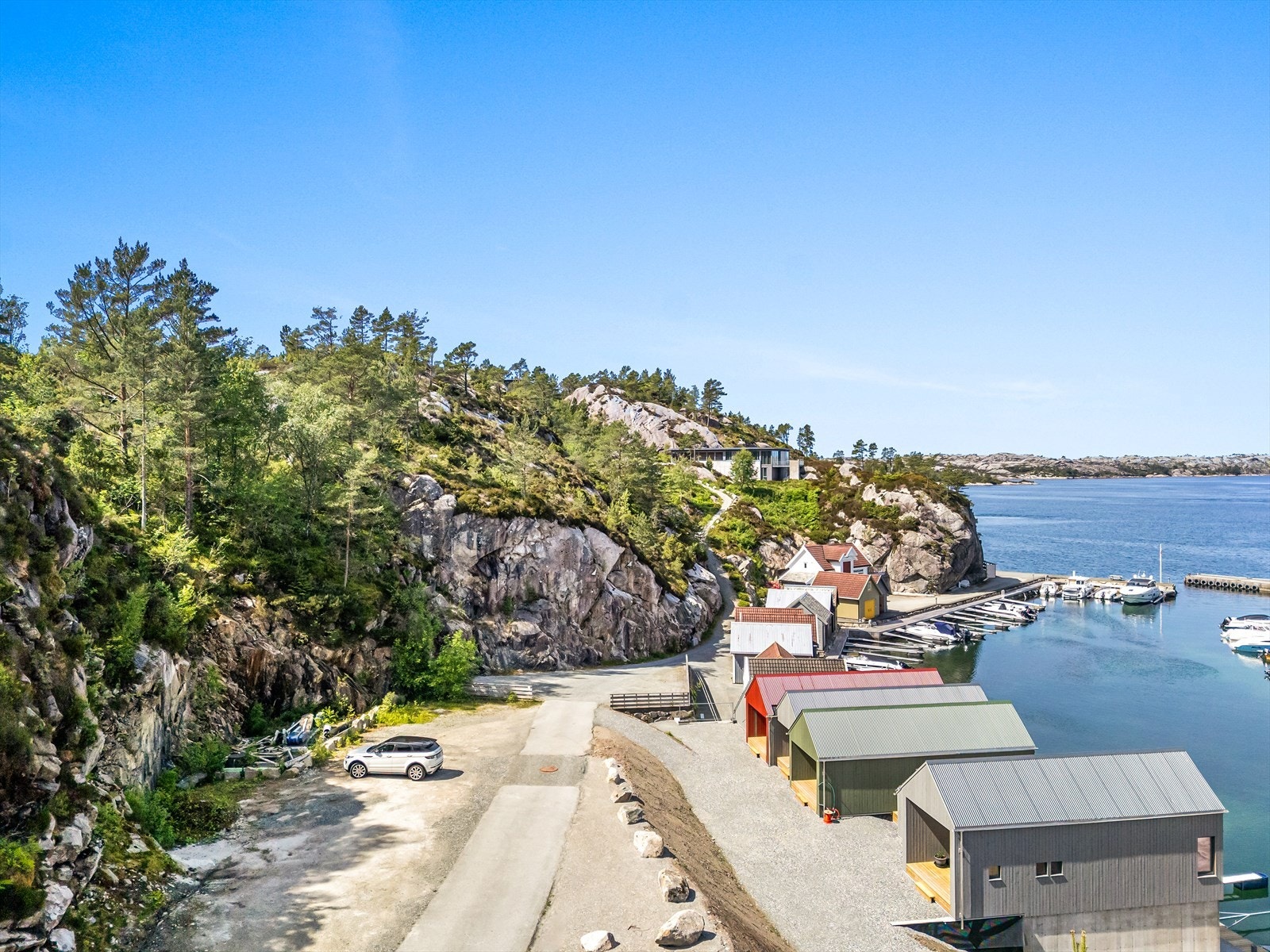 Felles parkeringsplass Galleribilde