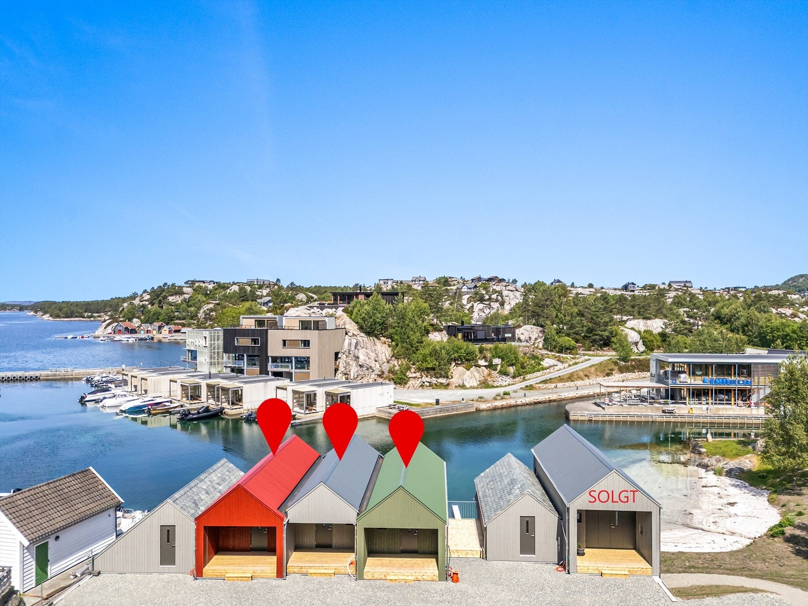 3 stk. naustrom i 2. etasje tilsalgs Galleribilde