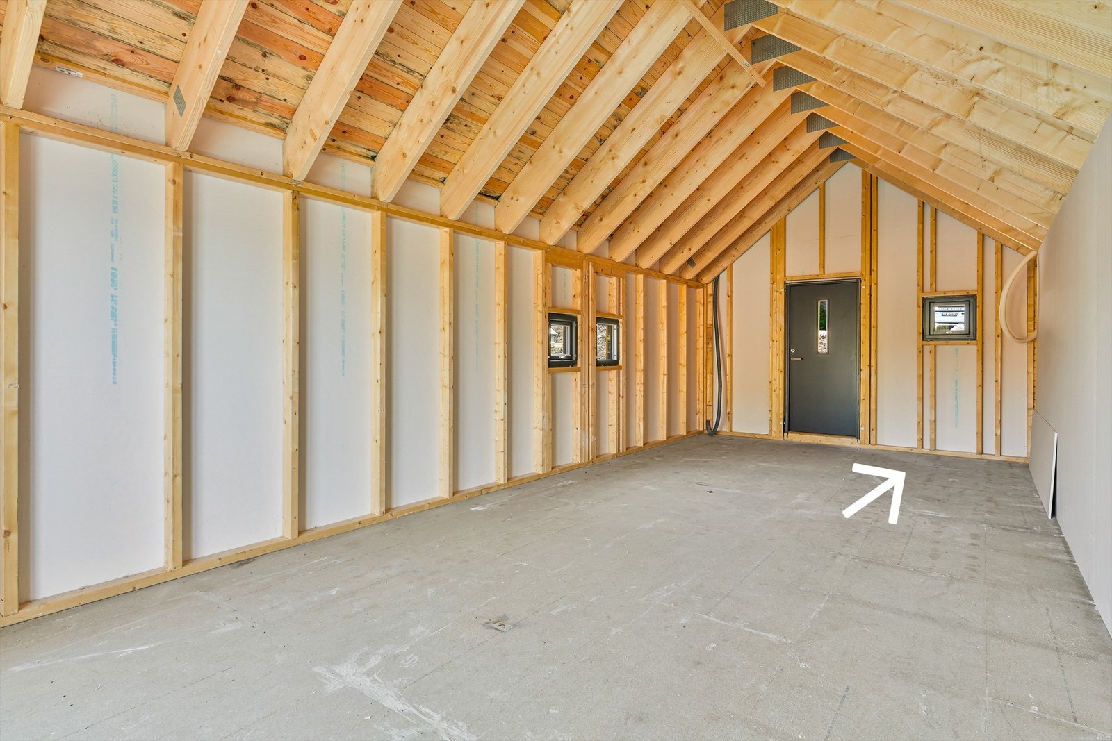 Tilrettelagt for fremtidig bad/Wc ved inngangsdør Galleribilde