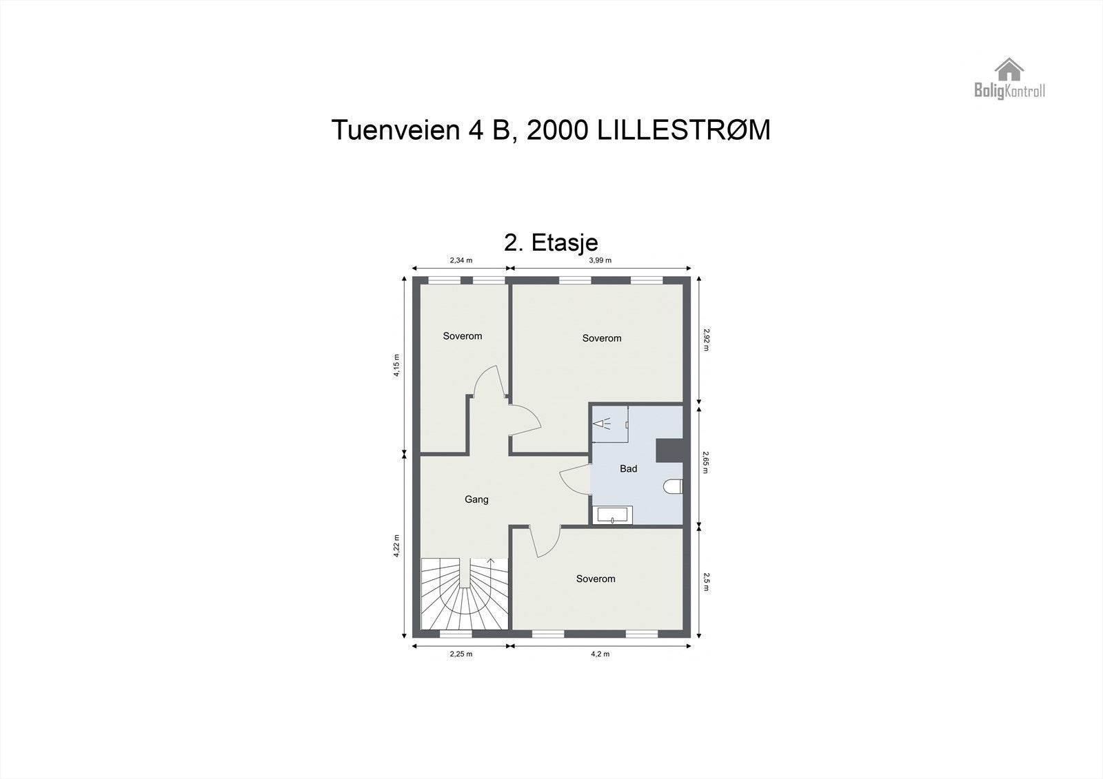 Plantegning - 2.etasje. Galleribilde