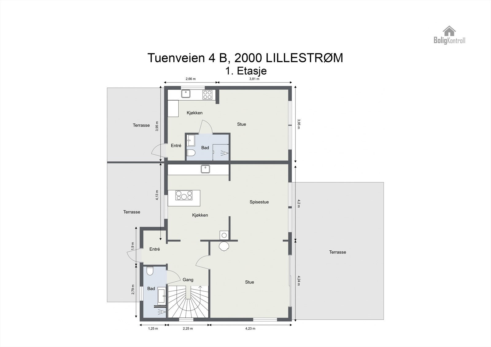 Plantegning - 1. etasje. Galleribilde